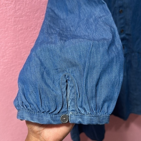 TRUE CRAFT 3/4 Sleeve Denim Shirt Mini Dress Size 1X NWT - Picture 6 of 6